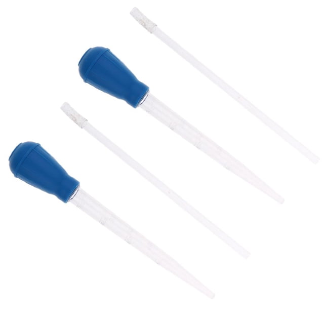 2x Cuentagotas de Pipeta para Acuario, Cuentagotas de Químico, Cambiador de Agua, Alimentador de Jinwen Cuentagotas de pipeta de acuario