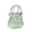 Light Green, variant on Handbag Shaped Glass Ice Bucket Cute Cocktail Glass Vase Novelty Summer Juice Cup For Lemonade Picnic Party Home Use