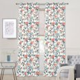 thumbnail image 1 of Juego de cortinas térmicas DriftAway Ada Floral de 2 x 1,4 m, color marfil, 1 of 8