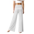 thumbnail image 6 of Tiijoy Girls Wide Leg Yoga Pants Casual Loose Foldable Waist Long Trousers, Sizes 5-14, 6 of 6