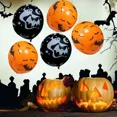 thumbnail image 4 of Globos terroríficos de látex para Halloween, juguetes para niños, esqueleto de calabaza, fantasma, Bar, decoración de fiesta, negro y naranja, 30/10 piezas, 4 of 5