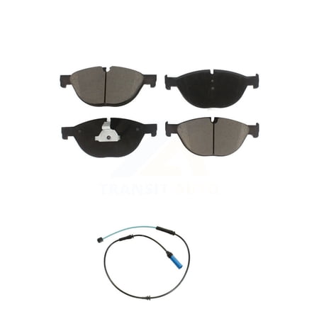 CMX Front Ceramic Disc Brake Pads and Wear Sensors Kit for Car 2015 BMW 750Li 750i 4.4L with rear brakes KCW-100510