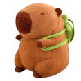 thumbnail image 1 of Simulación de capibara, juguete de peluche de capibara, simulación con tortuga, mochila de animales con tortuga, juguetes esponjosos, Anime, 1 of 8
