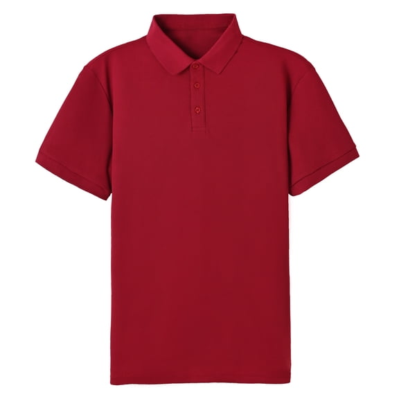 Yaoyar Mens Solid Color Business Casual Button Turn-down Collar Shirt Short Sleeved Comfortable Breathable Top