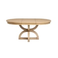 thumbnail image 2 of Magnussen Home Coventry Honey Maple Extendable 48" Round Dining Table, 2 of 16