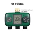 thumbnail image 3 of 3-Zone Smart Garden Irrigation Controller with Independent Programming, Brass Inlet & Rain Delay – Manual Watering Mode, 3/4" US Standard Faucet Compatibility, IPX5 Waterproof, LCD Display,, 3 of 7