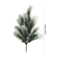 thumbnail image 3 of Realistic Artificial Pine Needles for DIY Christmas Decor - Flexible Plastic Evergreen Branches for Wreaths, Bouquets, Vase Fillers - Snowy Forest Scene Holiday Home & Outdoor Decoration, 3 of 6