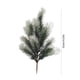thumbnail image 3 of Adornos navideños, 17 agujas de pino blancas con tenedor, simulación de agujas de pino navideñas, decoración, flores de corte, ramas, accesorios, bricolaje, ramas de pino blanco verde, simulación de a, 3 of 6