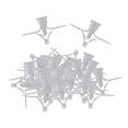 thumbnail image 1 of 100 Uds. de tacos y tornillos para placas de yeso, anclajes de pared huecos, dureza fuerte, cavidad de paneles de yeso huecos, fijaciones de pared par Blanco Sunnimix Tornillos para tacos de yeso, 1 of 8