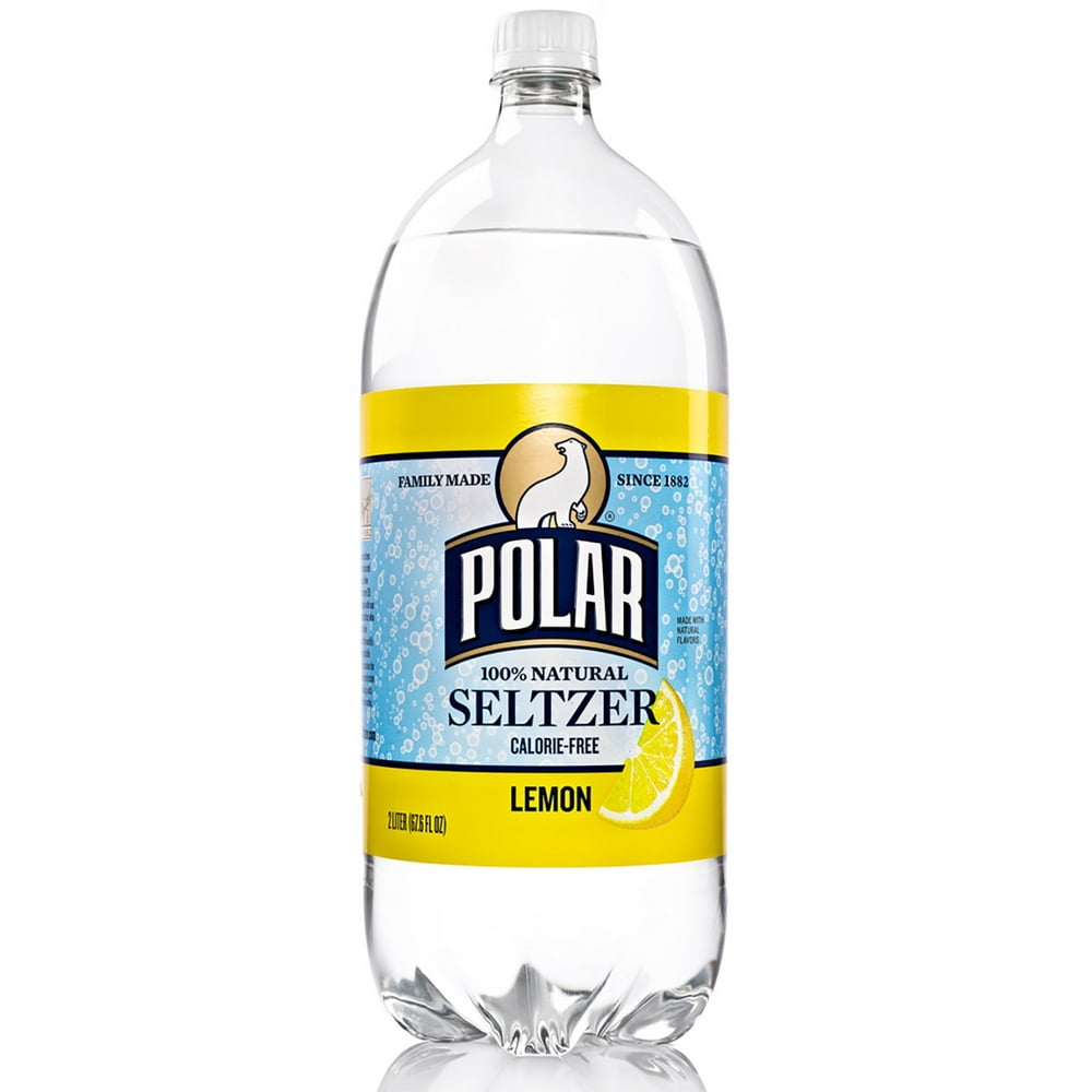 Polar Seltzer Water, Lemon, 67.6 Fl Oz