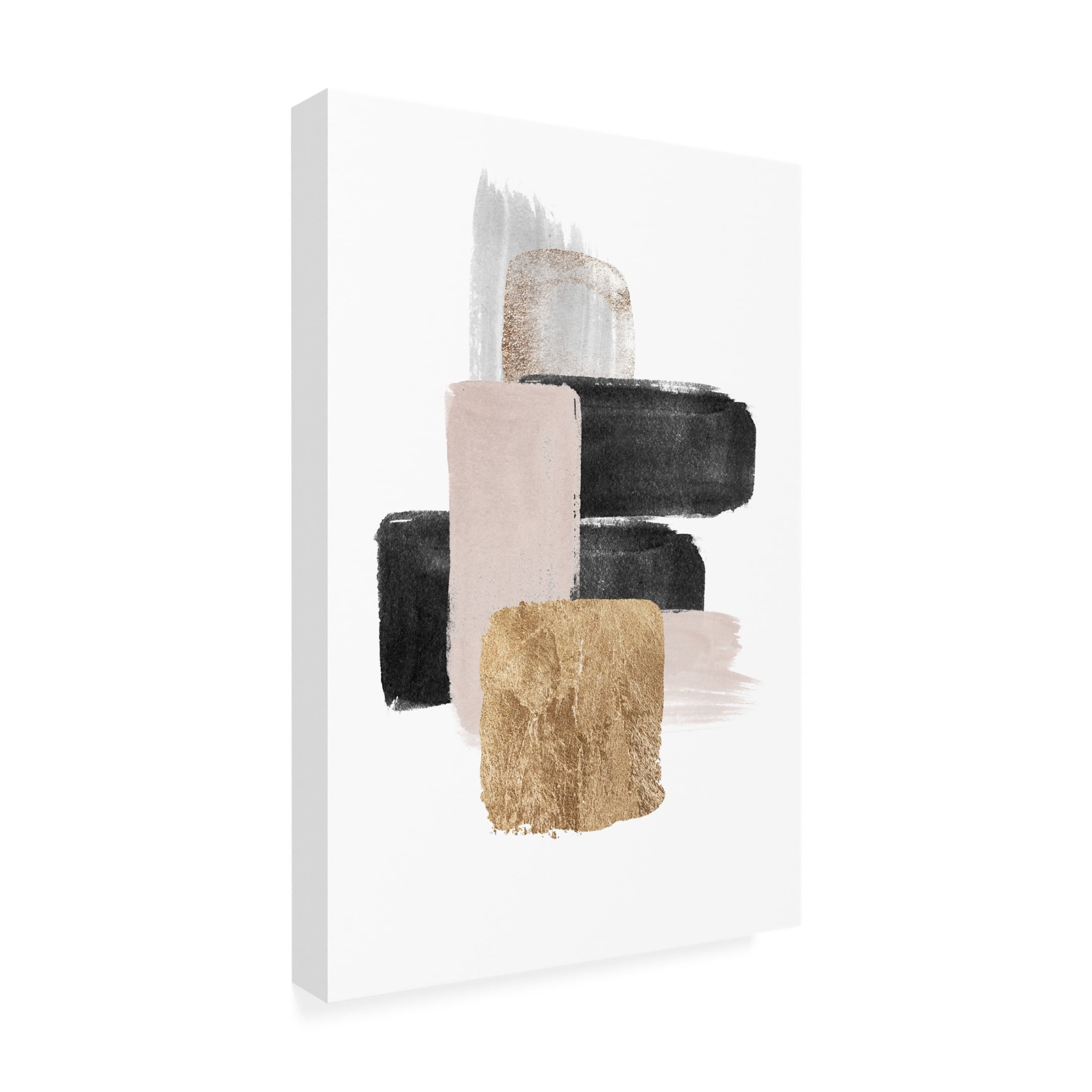 Trademark Fine Art Sally Ann Moss Brush Strokes 6 Canvas Wall Art