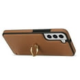 thumbnail image 6 of Allytech Galaxy S21 FE 5G Case Cover Wallet, PU Leather with Ring Holder Stand Protective Shockproof Slim Fit Shell Phone Case Cover for Samsung Galaxy S21 FE 5G - Brown, 6 of 8
