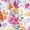Old Ivory Cream Botanical, variant on Girls' Smocked Waist Print Dress, Sizes 4-18 & Plus
