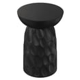 thumbnail image 2 of Boyd 13" WD Solid Mango Contemporary V-Chisel Accent Table in Black & Assembled, 2 of 10