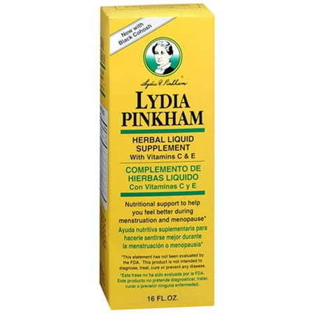 2 Pack Lydia Pinkham Liquid Feel Better During Menstruation & Menopause, 16Oz (Best Over The Counter Medicine For Menopause)