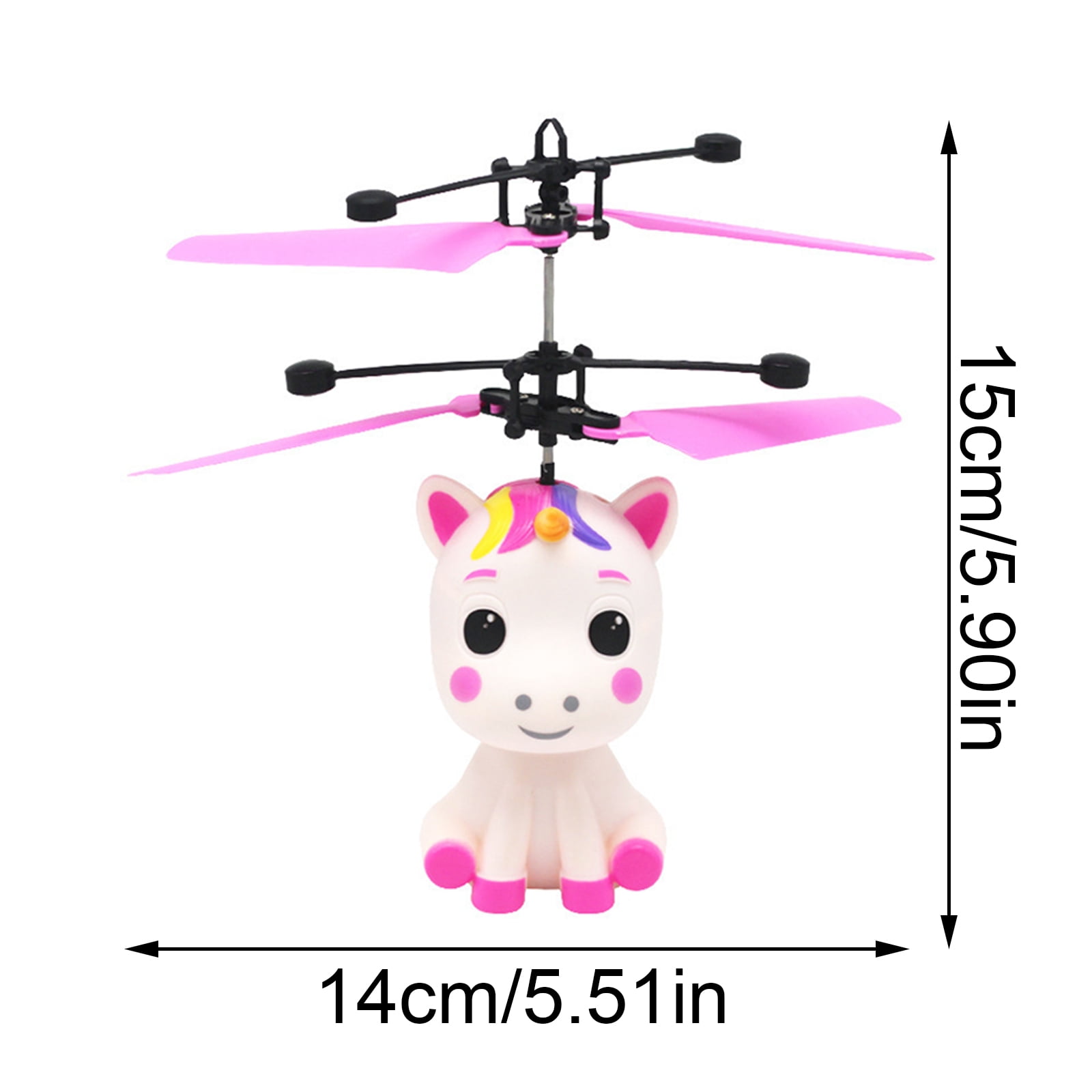 Ynanimery Unicorn Toys for Girls Age 4-6 7 8 9 Teens Birthday, Remote  Control Helicopter Unicorn Drone Toys for Beginner Kids Indoor Outdoor Play