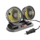 thumbnail image 3 of Scienceny Ventilador para salpicadero de coche, 2 velocidades, doble cabezal, dispositivo de refrigeración de aire Interior para coche, autoadhesivo de Automoción decorativa y accesorios 12V Scienceny VI015509-02, 3 of 6