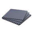 thumbnail image 1 of VEVOR Garage Floor Tiles Interlocking, 8 Pack 20.2 x 20.2 x 0.2 in Interlocking Modular Garage Flooring Tiles, Diamond Plate Slip-Resistant PVC Mats for Workshop,Warehouse,Tool Room, Graphite Gray, 1 of 9
