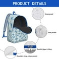 thumbnail image 4 of Paisley Elephant Backpack, Waterproof School Bag with Boho Mandala and Ethnic Retro Tribal Print for Students, 4 of 5