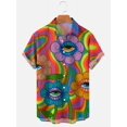 thumbnail image 3 of Camisas geniales para hombre, camisas de colores para hombre, camisa hawaiana de moda, blusas casuales para playa, blusas de vacaciones, ropa para hombre, camisa de verano, 3 of 5