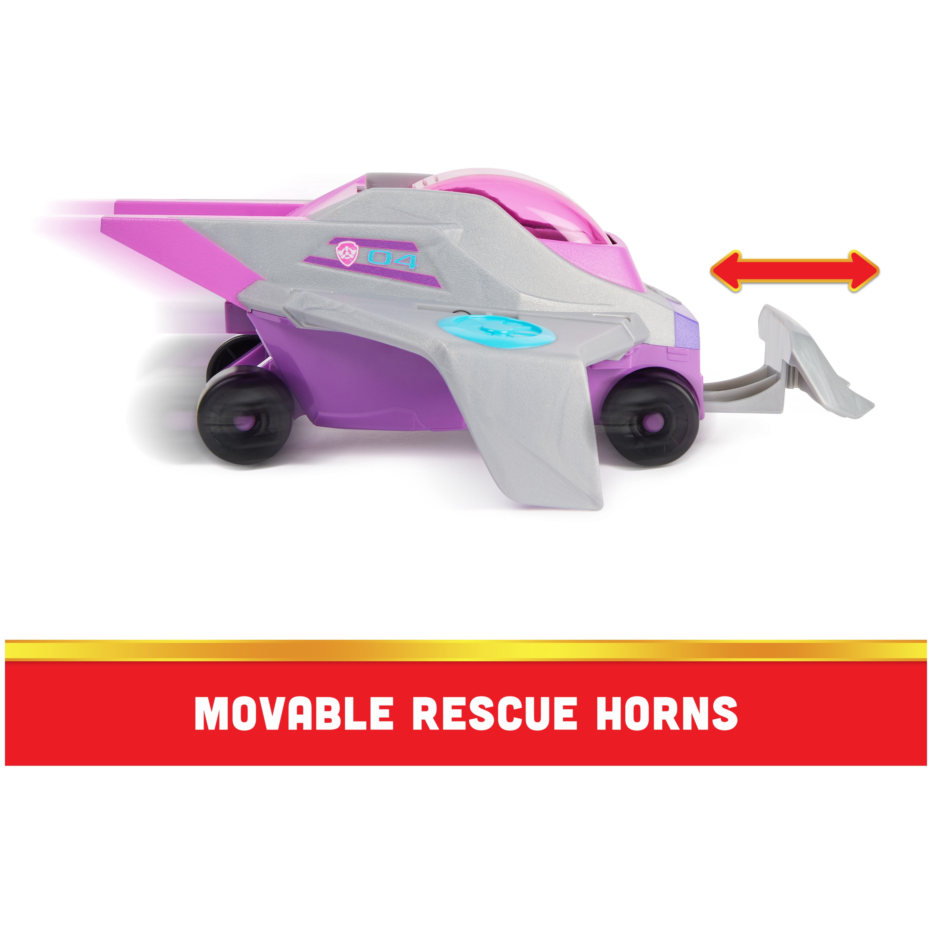 PAW Patrol Aqua Pups, Skye Transforming Vehicle with Figure for Kids Ages 3 and up