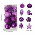 thumbnail image 3 of Ganfancp Bola de Navidad Paquete de Regalo 20X Decoración Navideña Colgante, 3 of 7