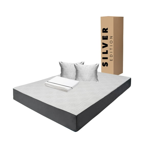 Colchón Matrimonial en Caja 20cm + Juego Sábanas y Almohada
