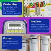Brother P-Touch PT-D200G Label Maker with Tape, Easy-to-Use Home & Office Labeling Solution, 1 Piece
