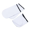 thumbnail image 3 of 2 pares de guantes de cera de parafina Tratamiento de baño de caña Guantes de algodón Terry Cubiertas de pies para manos para SPA (guantes y funda de pie cada una para un par), 3 of 5
