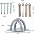 thumbnail image 2 of Sangles Réglables pour Entraîneurs de Suspension, Point d'Ancrage Durable Robuste Assure la Stabilité pour Systèmes d'Entraînement de Force Intérieur Extérieur, Supports de Montage Mural et Plafond Polyvalents, 2 of 5