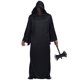 thumbnail image 1 of RV Disfraz de Halloween Cold Super Long Black Dress Warrior Props Disfraz brillar Electrónica, 1 of 5