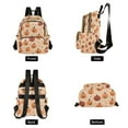 thumbnail image 4 of FORMRS Mini Backpack Purse for Women Travel Daypack Casual Shoulder Bag, Colorful Halloween Pumpkin Pattern, 4 of 7