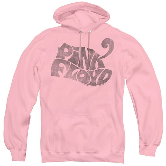 Pink Floyd Pink Logo Adult Pullover Hoodie Sweatshirt Pink