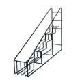 thumbnail image 3 of FixtureDisplays® Coffee Syrup Bottle Rack Wire Rack Bottle Glorifier Display Stand Rack Bar Liquor Display 10031, 3 of 5