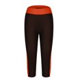 thumbnail image 7 of Stamzod Yoga Pants with Pockets for Women Summer High Waisted Stretch Capri Leggings Casual Slim Fit Plus Size Workout Leggings for Women Orange M, 7 of 7