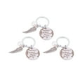 thumbnail image 5 of HINTRMENT 3Pcs Friendship Style Stainless Steel Keychain Pendant for Girls Best Friends Everyday Use 1.97*0.98in, 5 of 8