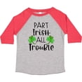 thumbnail image 3 of Inktastic Part Irish All Trouble St. Patrick's Day with Green Clovers Boys or Girls Toddler T-Shirt, 3 of 5