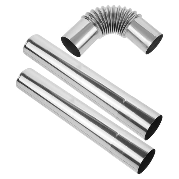 SOPOTUTU Stainless Steel Chimney Vent Pipe - Ventilation Pipe for Efficient Combustion and Exhaust