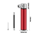 thumbnail image 3 of Kyusrd Bicycle Mini Inflator Mini Portable High Pressure Inflator Basketball Beautiful Mouth Inflator Riding Accessories Air Needle, 3 of 6