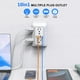thumbnail image 2 of JcBlaon Protector contra sobretensiones extensor de salida – Divisor de 6 salidas con 4 puertos USB (2 USB C), cargador de pared expansor de enchufe múltiple, adaptador de pared de enchufe múltiple de, 2 of 5
