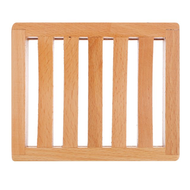 Jabonera de madera sencilla, creativa, de haya, para el baño, para el hogar