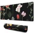 thumbnail image 1 of Cute, Soft, Non-Slip Garden Flowers Mouse Mat | 31.5 × 11.8 inch | Splash Resistant and Easy to Slide | Portable, Personalized Design - Ideal for Work or Gaming, 1 of 7