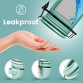 thumbnail image 5 of Home Intuition 4-Piece Ceramic Kitchen Canisters Set, Airtight Containers with Wooden Spoons Reusable Chalk Labels and Marker for Sugar, Coffee, Flour, Tea (Turquoise), 5 of 6