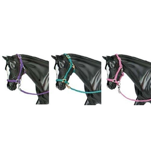 Breyer - 2474 | Traditional: 3 Nylon Halters With Lead Rope