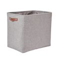 thumbnail image 1 of Caja de almacenamiento de lino de color sólido: cesta de almacenamiento de ropa sucia, 1 of 5