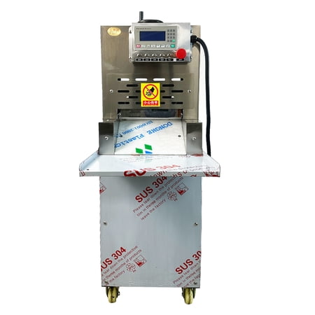 Commercial Two Rolls Automatic Meat Slicer, Lamb Slicer, Beef Slicer 16.3''Wx55.5''Dx49''H