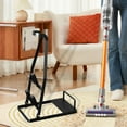 thumbnail image 4 of kowaku Vacuum Cleaner Stand Support Holder Versatile Use, Space Saving, Freestanding Storage Rack Metal Rack for Living Room Balcony Foldable Black, 4 of 7