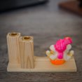 thumbnail image 5 of StatueStudio Ganesha Idol For Home Décor With Wooden Base Pen Holder Stand For Table Home Showpiece, 5 of 8