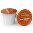 thumbnail image 3 of (2 pack) Door County Coffee Pumpkin Spice Flavored Specialty Single Serve / K Cup Coffee Pods, Medium Roast, 10 Count Box, 3 of 10