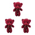 thumbnail image 3 of Jumpingount Animales de peluche PP Material de algodón Encantador llavero portátil Exquisito llavero para Teléfono Llave Cross-bag Vino Type1 NO1, 3 of 6